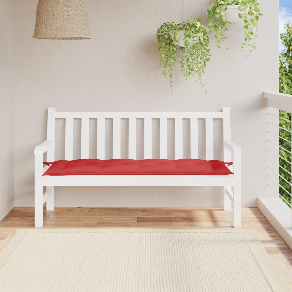 Garden Bench Cushion Red 59.1