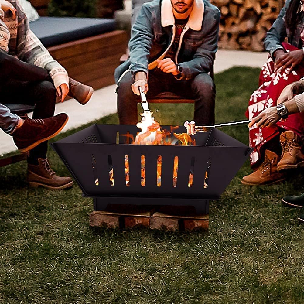 Fire Pit and Canvas Log Carrier Bag