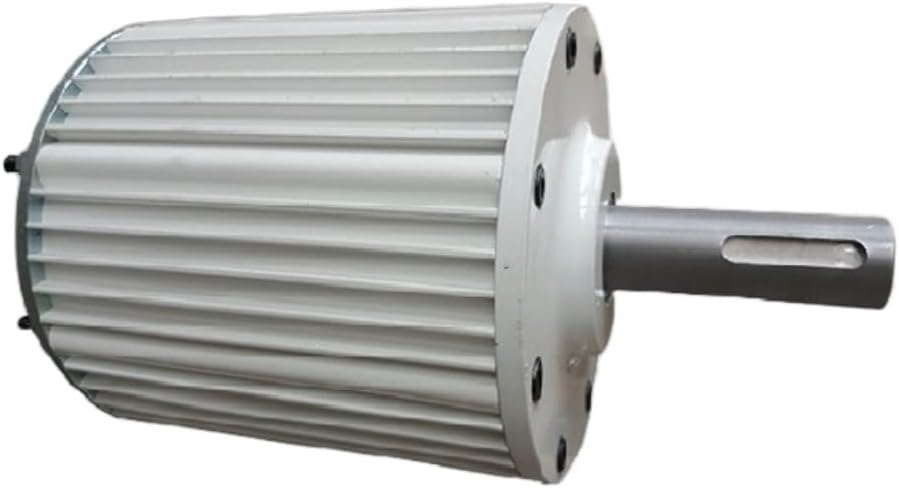 Wind Turbine, 10KW 20KW 30KW Generator AC Alternators 48V 96 Gearless Permanent Magnet Low RPM for Wind and Horizontal Wind(with Base,96V_30000W)