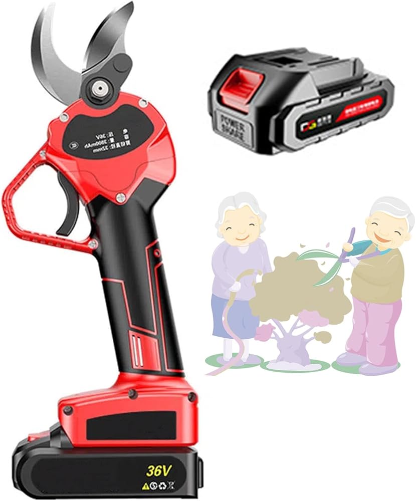 Cordless Electric Pruning Rechargeable Pruning Shears 40Mm Cutting Diameter Power Pruner for Garden Fruit Tree