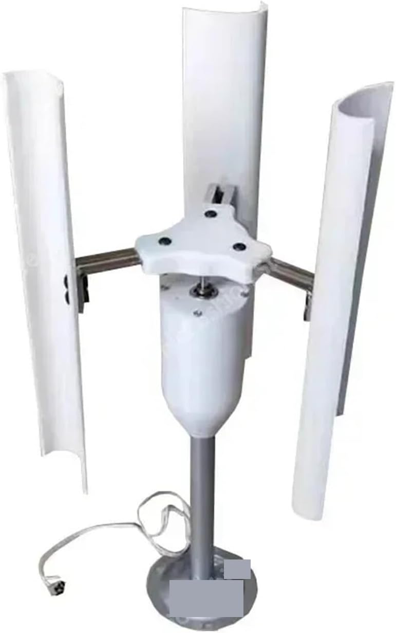 Wind Power DIY Kit Vertical Five-Blade Wind Generator Model Three-Phase Permanent Magnet Brushless Generator Low-Speed Windmill Portable Tools Learn About Renewable Energy & Power