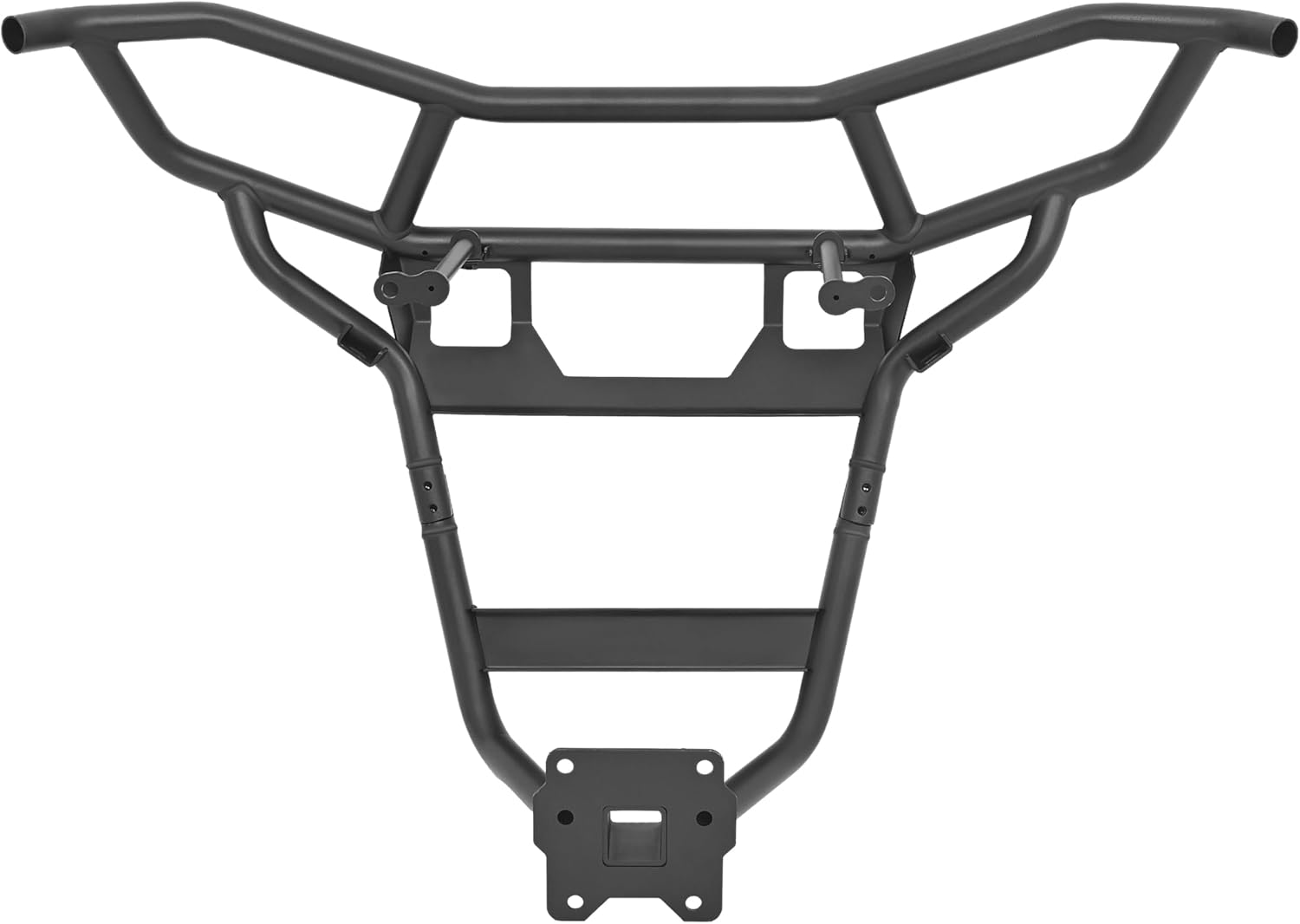 Rear Bumper Compatible with 2014-2023 Polaris RZR XP 1000/XP 4 1000 4WD Heavy Duty Steel W/Hitch Receiver UTV Rear Guard Accessory