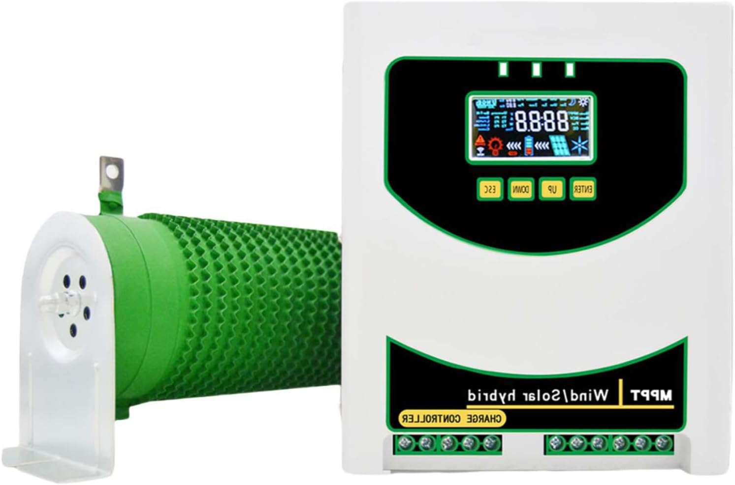 12v, 12V 24V 48V 220V MPPT Hybrid Solar Controller with Dump Load 12V 24V Auto 48V Regulator for Wind Turbine Solar Pane(10000W)