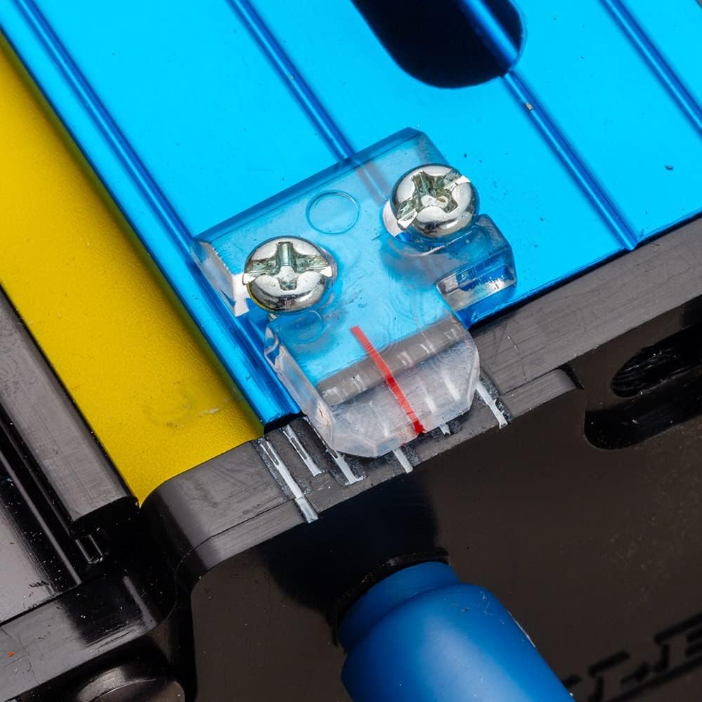 Router Table Fence – w/Micro-Adjustment Knob – Set Includes Router Fence Dust Port, Bit Guard, MDF Fences, Joinery Bars, & More – Aluminum Router Table Accessories