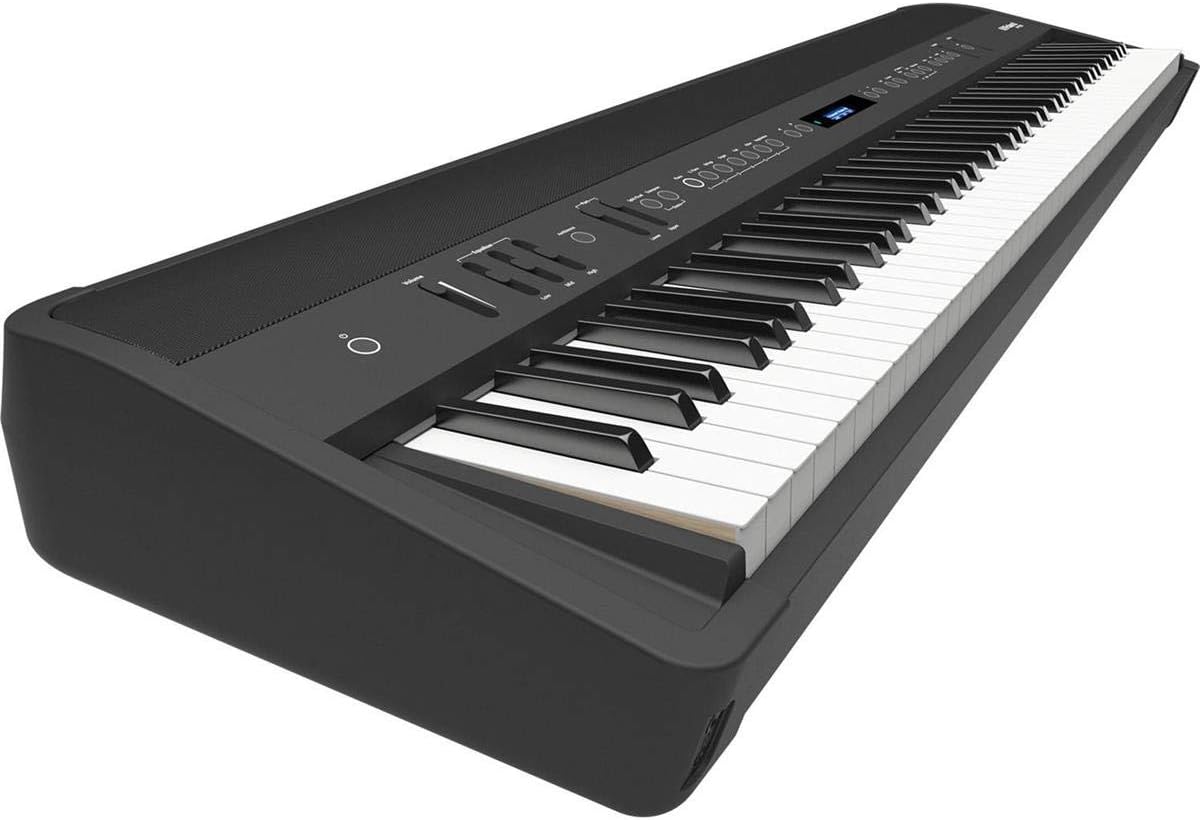 Roland FP-90 88-key Premium Portable Digital Piano with Bluetooth MIDI/Audio, Hammer-Action Keyboard with Hybrid Wood Keys and Multi-channel Speaker System
