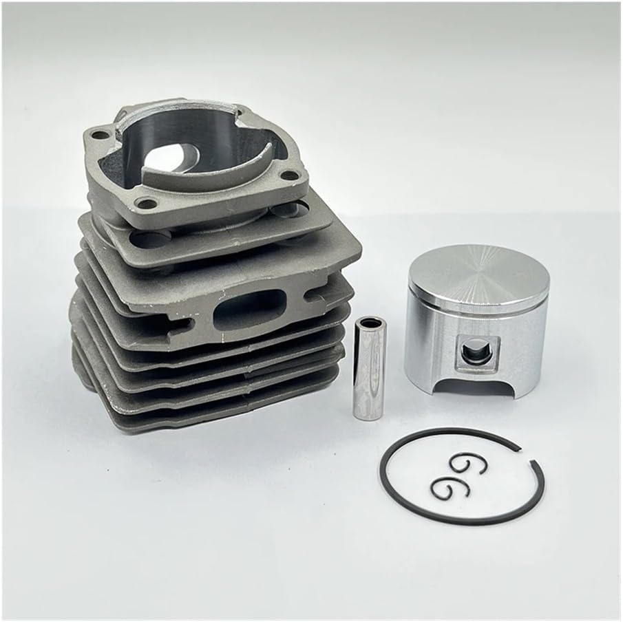 46mm & 45mm Engine Cylinder Piston Kit Fit for H-SQVARNA 51 55 Rancher Garden Power Tools Gasoline Chainsaw Parts #503 60 91 71 Replacement Parts(HUS 55 46mm)