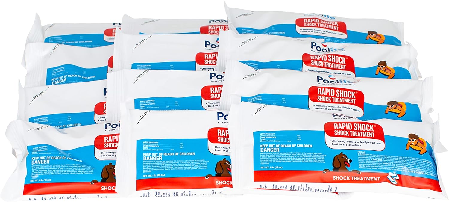 Poolife RapidShock 1 lb Bag (12)