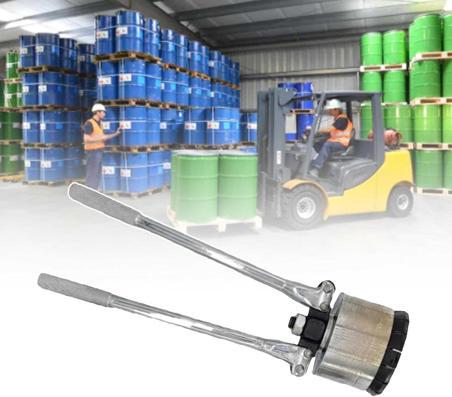 35/70Mm Oil Barrel Crimper Sealer, 200L Oil Drum Pressure Cap Sealing Barrel Crimping Tool, 53 Gallon Manual Oil Barrel Sealing Machine,70Mm-70mm