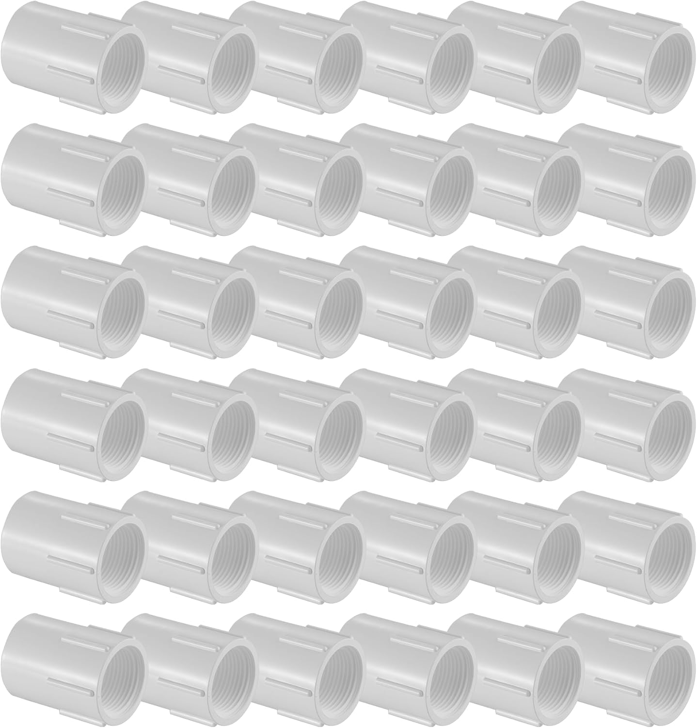 435 Series PVC Pipe Fitting - Female Adapter - Schedule 40 (White) - 1-1/2