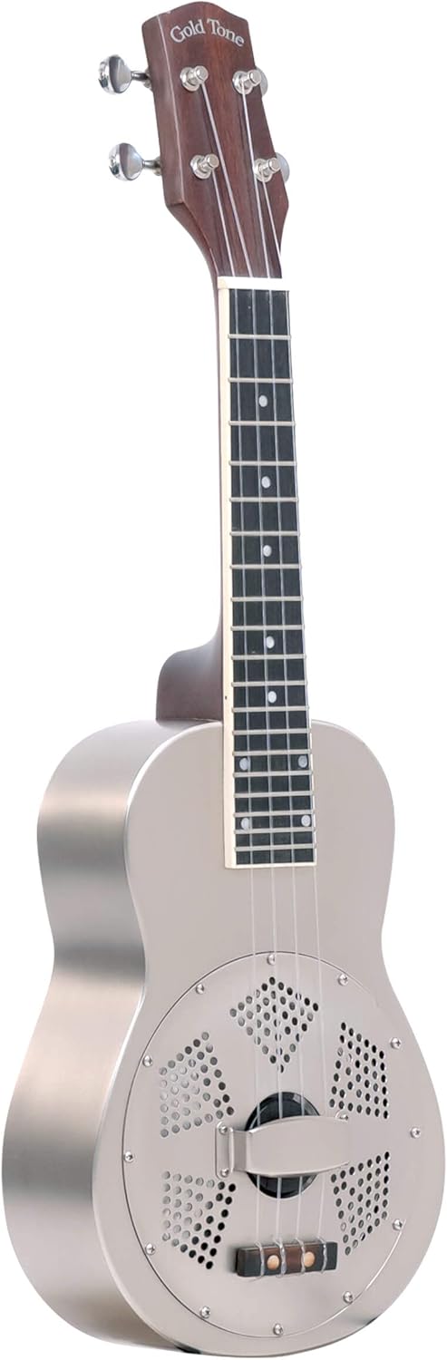 Gold Tone, RESOUKE, Brass Body Uke Resonator Ukulele, w/ Case