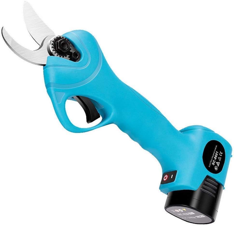 Pruning Shears,16.8 V Electric Pruning Shears Battery Powered Fruit Scissors with Long-Life Rechargeable Lithium Battery Small Gift