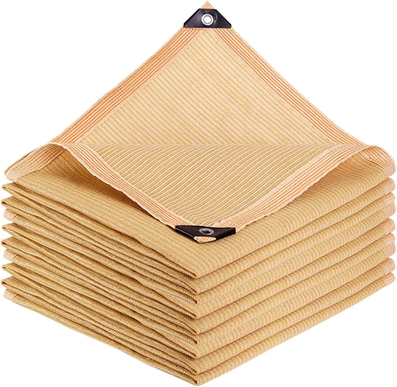 Shade Fabric Outdoor Sun Shade Cloth Uv Protection Shade Netting with Grommets Breathable Sun Screen Tarp for Garden, Patio, Deck, Pergola, Canopy, Plant