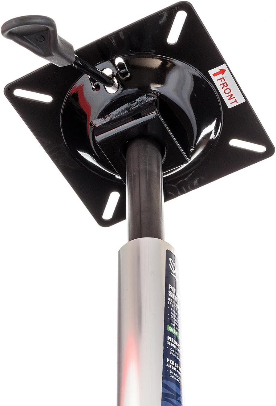 Attwood SP-39004 1.77 Series Adjustable Aluminum Snap-Lock Seat Pedestal,16-20
