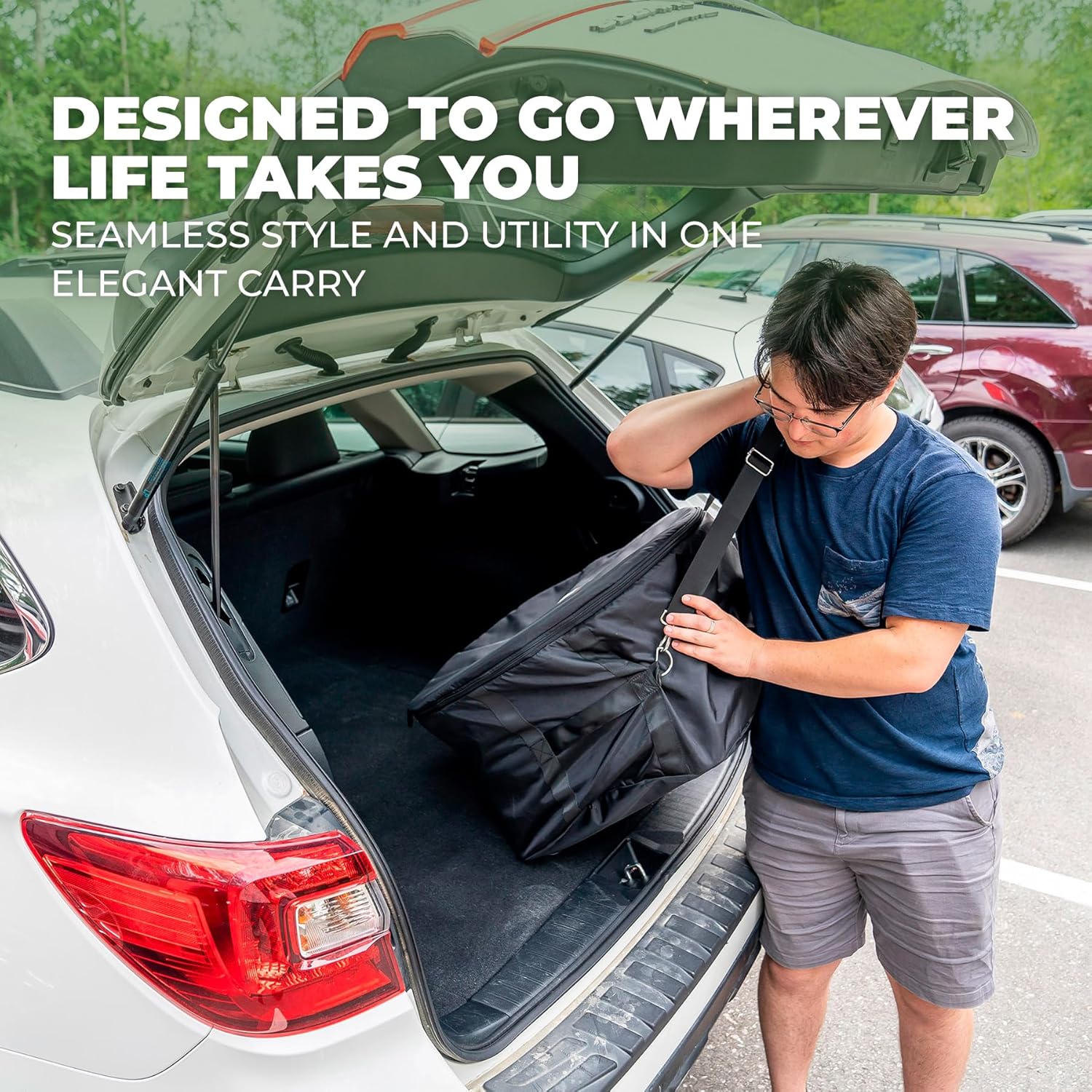 Outland Living Firebowl UV and Weather Resistant 761 Mega Carry Bag, Fits 24-Inch Diameter Outdoor Propane Gas Fire Pit