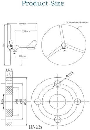 10KW Wind Turbine Generator 10000W - 12V/24V/48V Small Windmill with MPPT Hybrid Controller for Home & Industrial Power Solutions - Efficient Renewable Energy (48V Model)