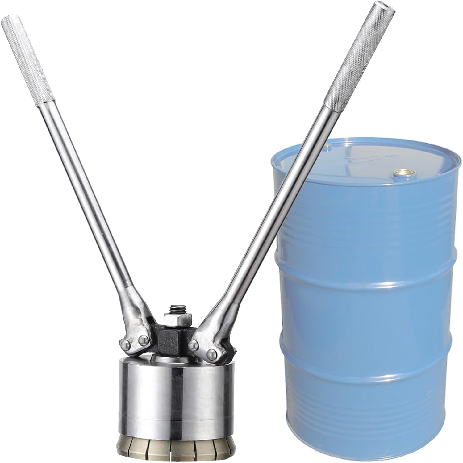 200L Oil Drum Cover Crimping Tool, 35&70mm Iron Barrel Cover Crimper Sealer, Manual Oil Barrel Sealing Machine,Barrel Sealing Plier Machine,35mm+70mm