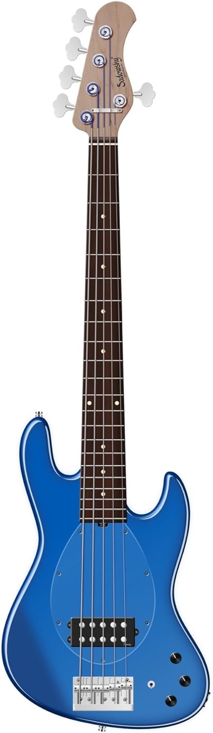 Sadowsky MetroExpress Vintage M 5-string Bass Guitar - Ocean Blue, Morado Fingerboard