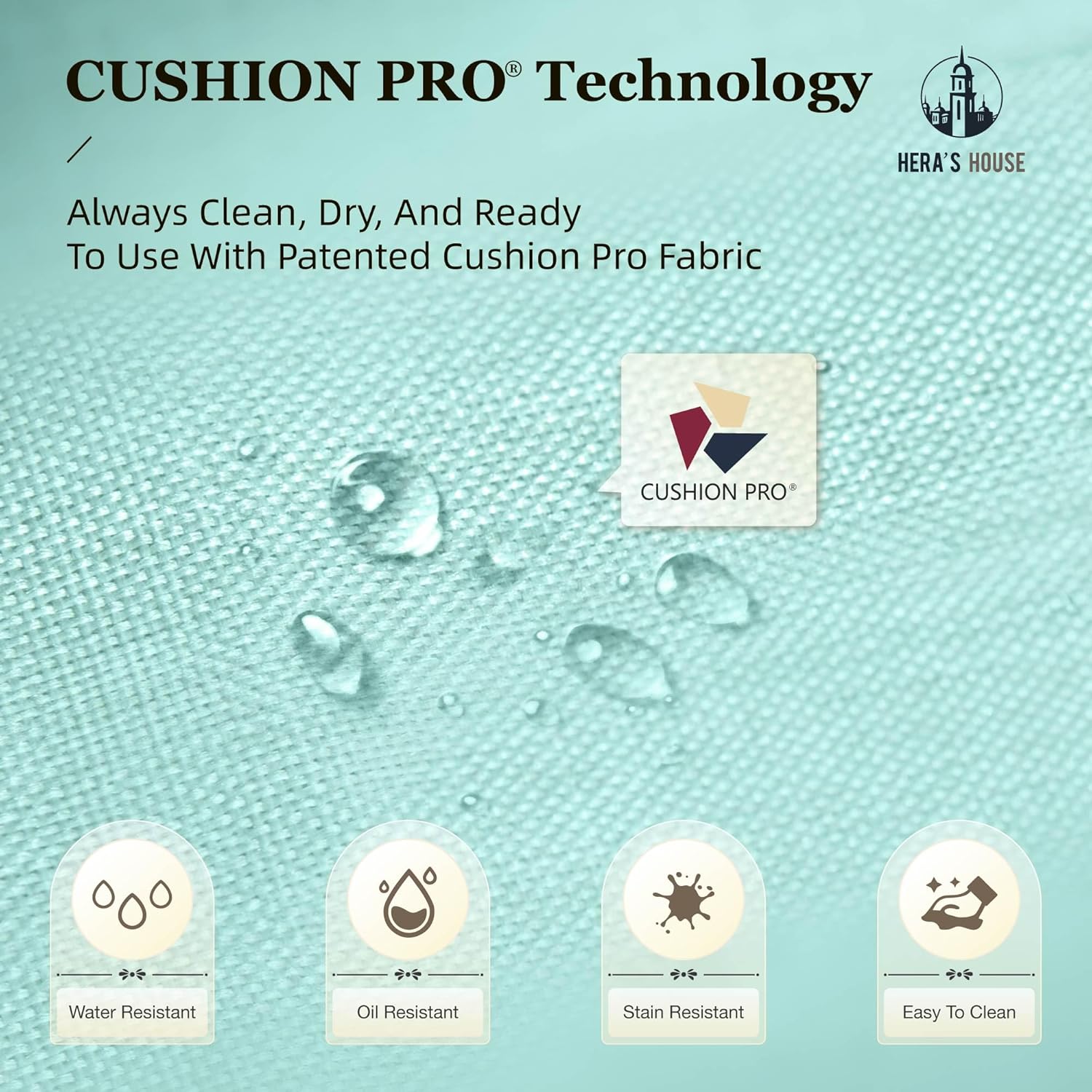 HERA'S HOUSE Patio Furniture Set with Fire Pit Table, Outdoor Wicker Furniture, All Weather Deep Seating Conversation Sofa Set, Brown Rattan Chairs for Deck Backyard, Blue