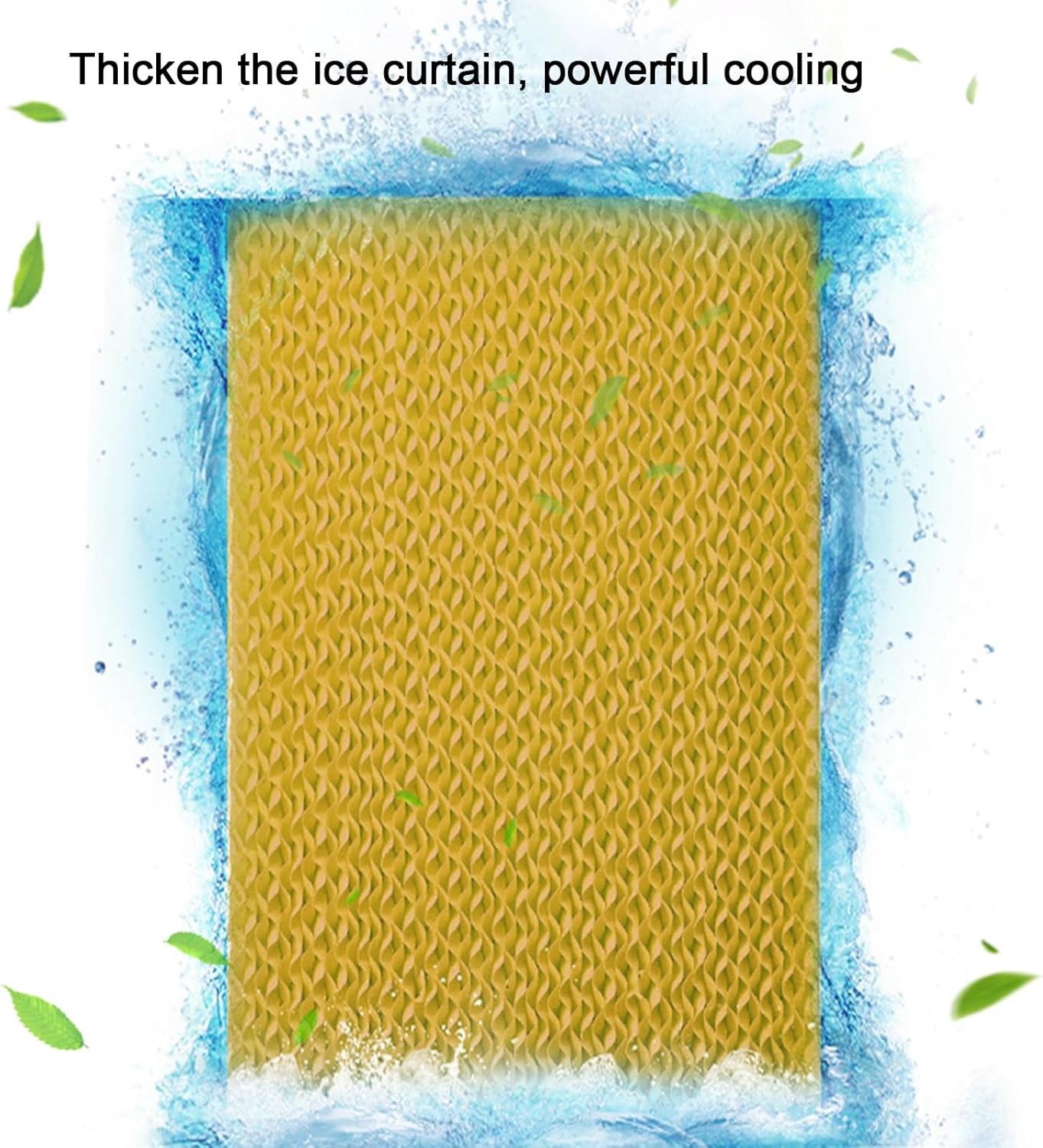 Evaporative Air Cooler with Remote Control, 3-in-1 Portable Air Conditioner, Windowless Air Conditioner, 8 Gal Water Tank, 3 Speeds, 7H Timer, Water Shortage Reminder for Room Bedroom Office(38x38x115