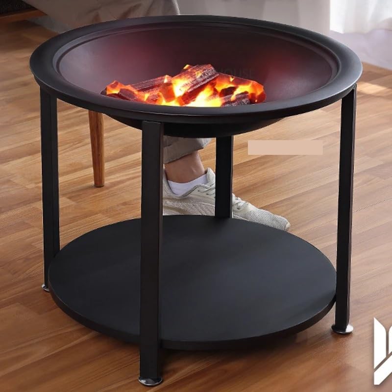 Outdoor Fireplaces Camping Barbecue Grill Iron Steel Fire Pit for Outdoor Heater Creative Leisure Charcoal Heating Stoves Fire Pits