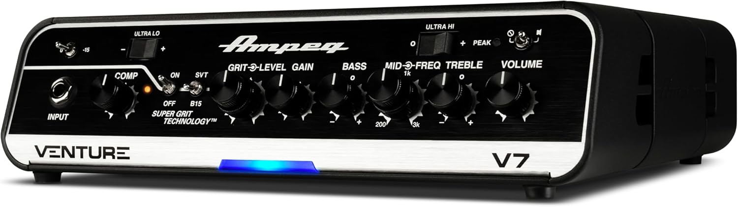 Ampeg Venture V7 Bass Guitar Head, 700 Watts