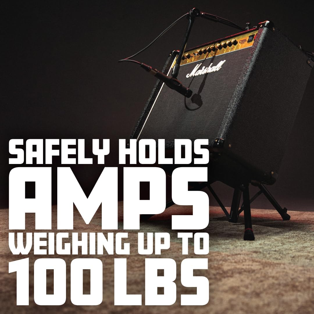 Gator Frameworks Amp Stand with 5-Position Tilt and Adjustable Boom Arm (GFW-GTR-AMP-BOOM)