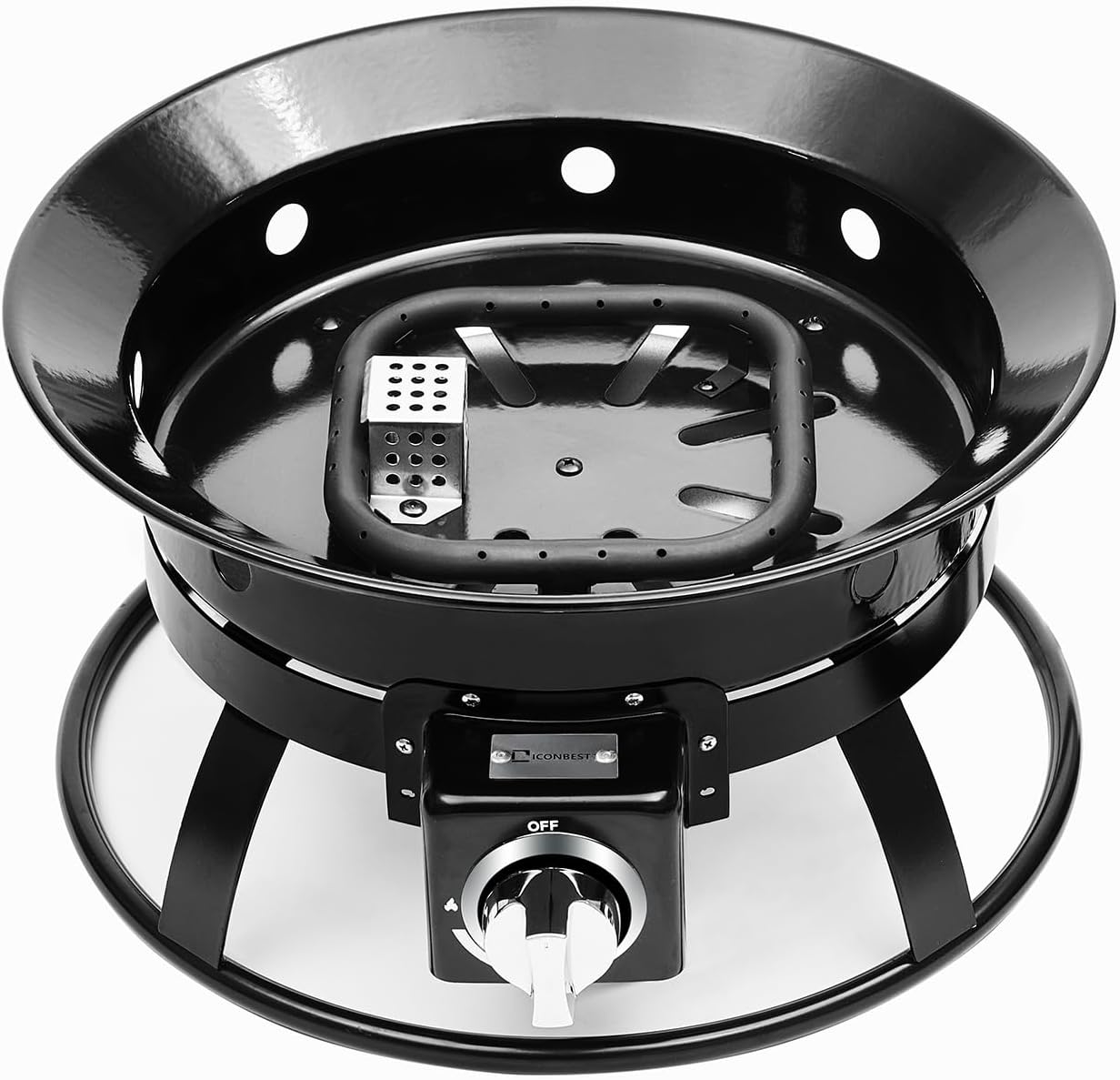 Outdoor Living Firebowl - Smokeless Portable Propane Fire Pit, 19-inch Diameter and 52,000 Btu (19 inch)