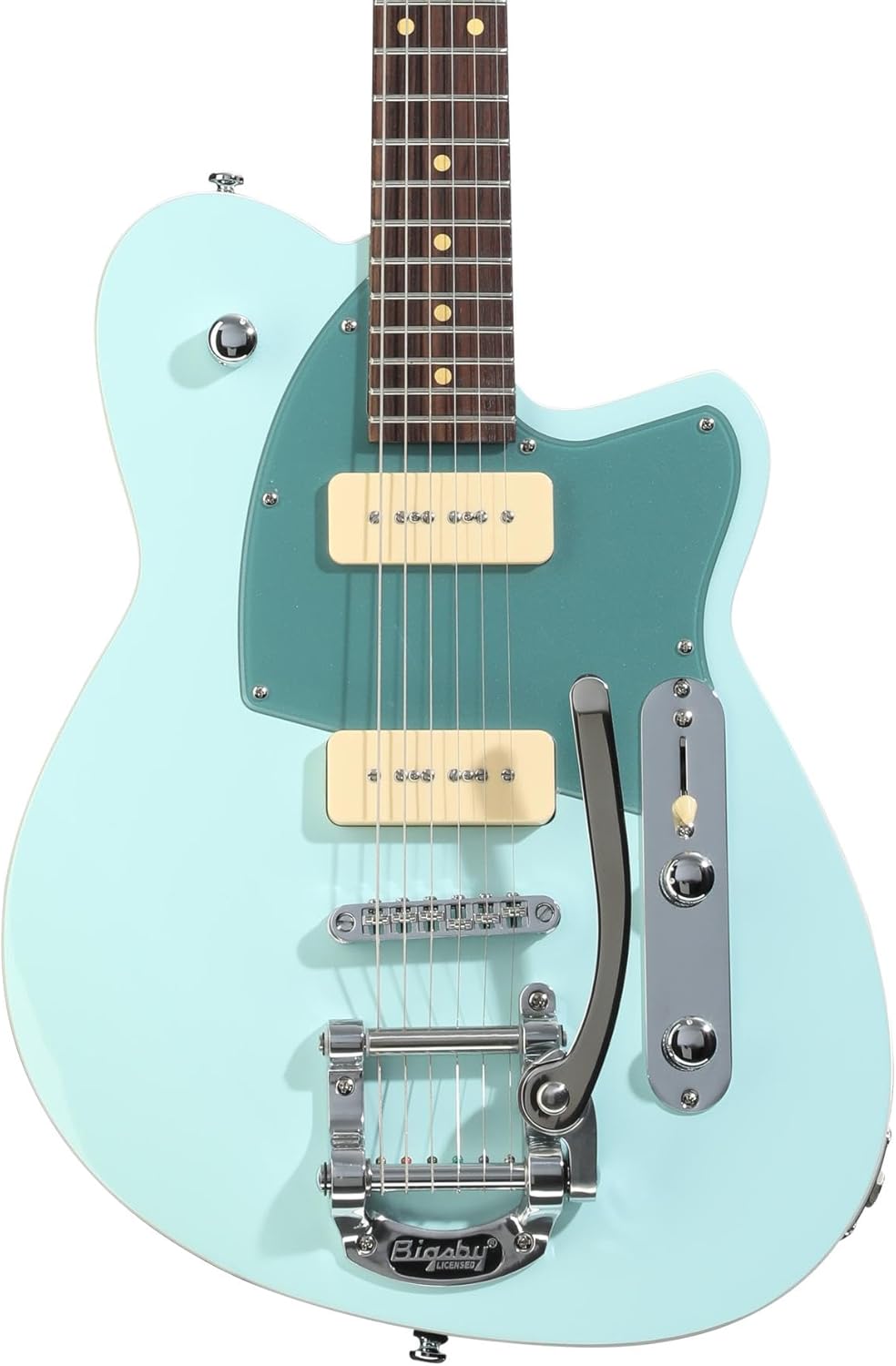 Reverend Charger 290 Electric Guitar - Chronic Blue