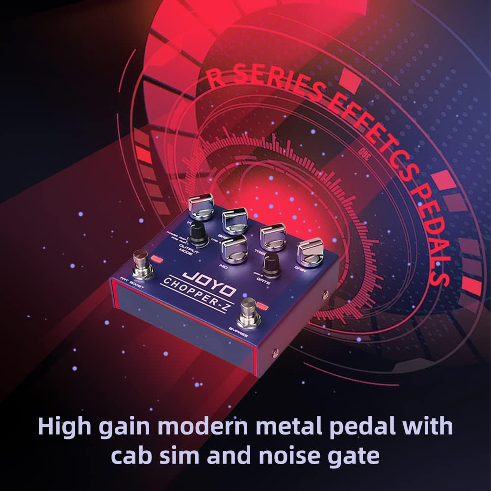JOYO R-17 Modern Metal Distortion Pedal and High Gain Amp Simulation Pedals