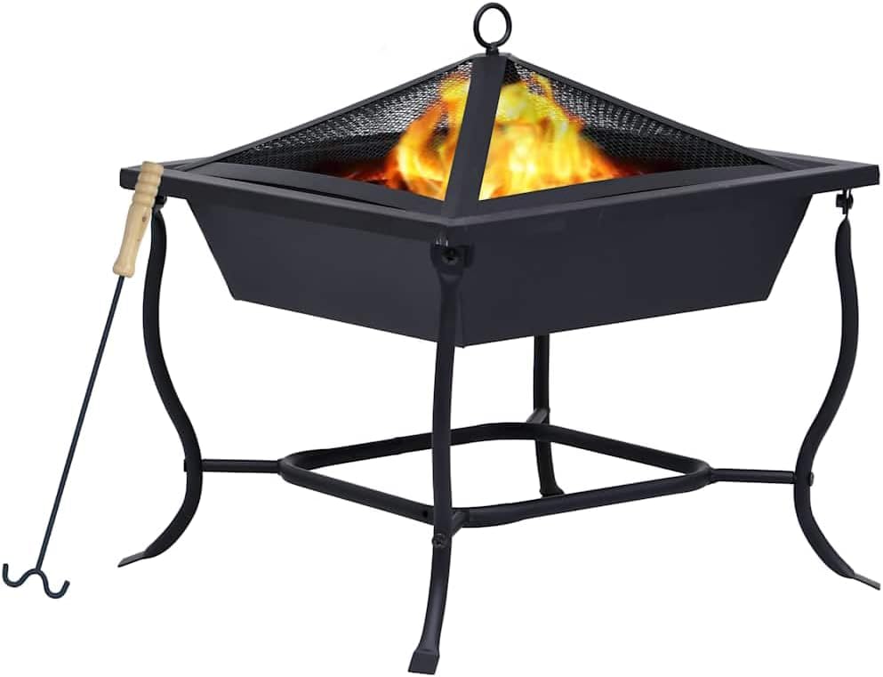 Fire Pit Black 16.5
