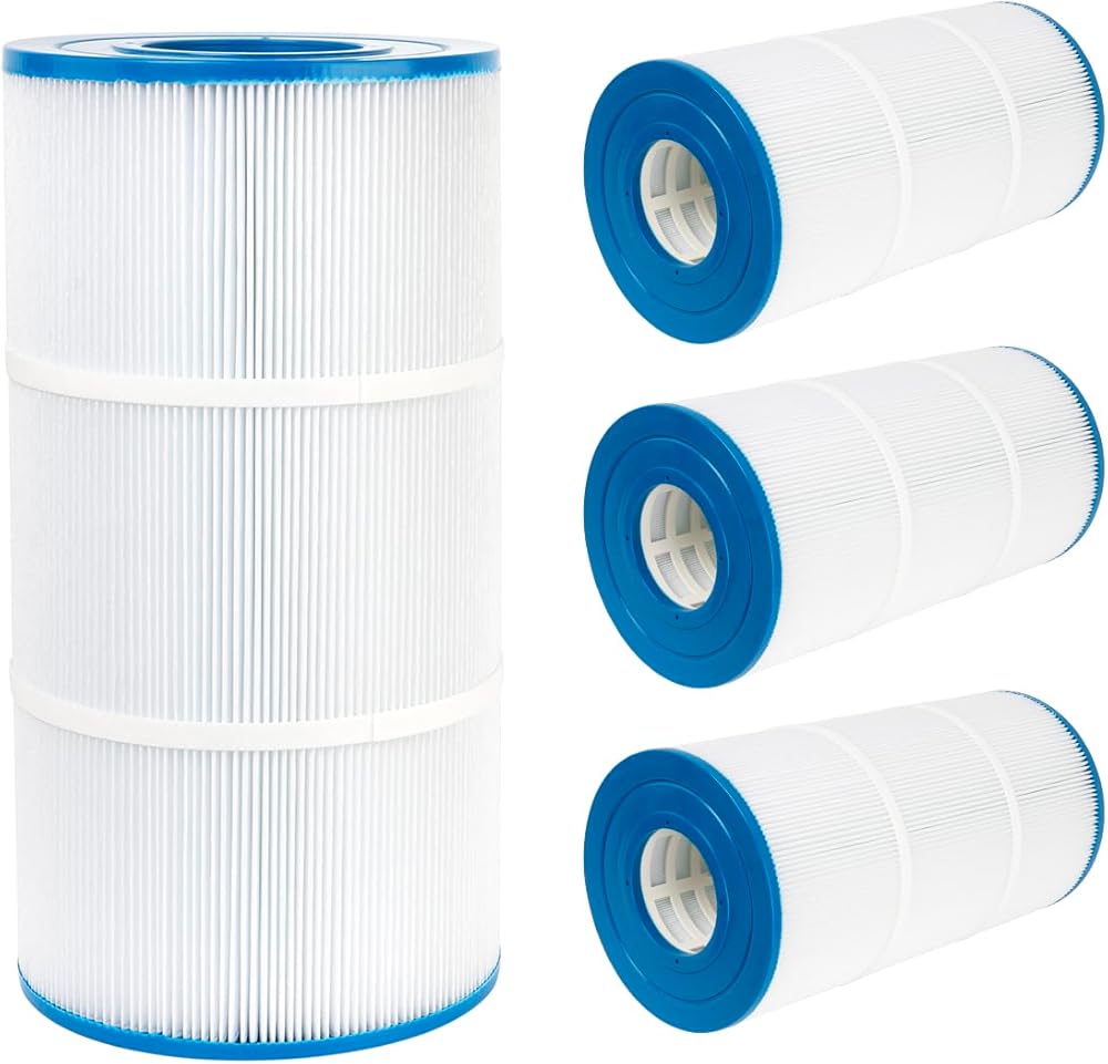WuYan 4pcs Pool Filter Cartridges Compatible with Hayward C900, CX900RE,for Pleatco PA90,C-8409,PP-B6, FC-1292, for Posi-Clear PXC-95, 90 Sq. Ft Pool Filter Cartridge