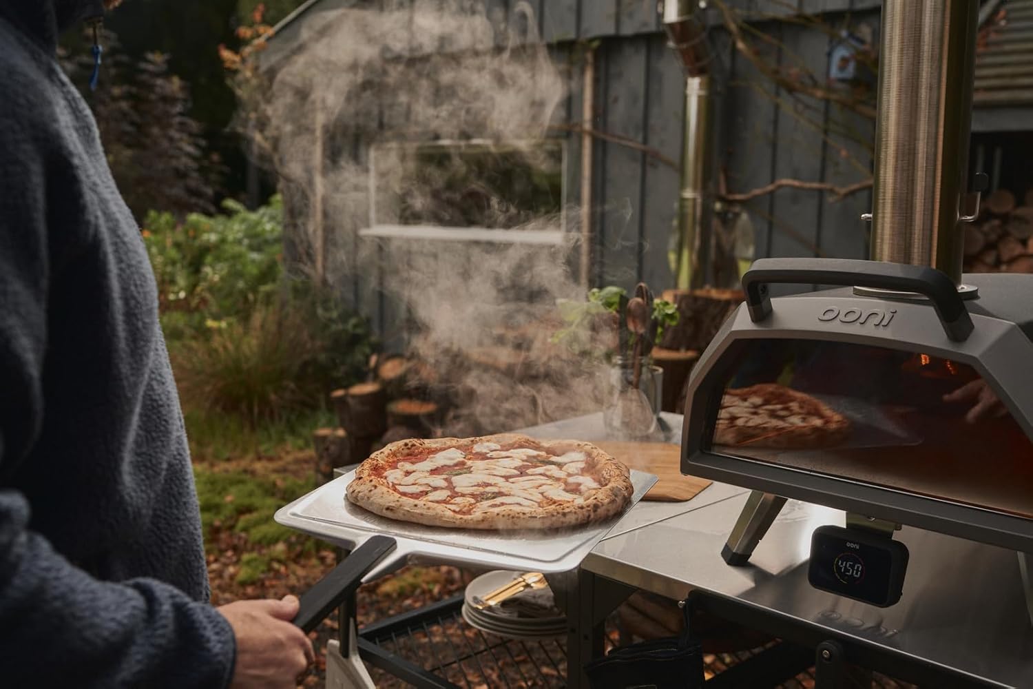 Ooni Karu 2 Pro Gas Burner - 28mbar Propane Burner For Ooni - Includes Gas Regulator and Hose, Pizza Oven Gas Burner Attachment, Gas Converter, Pizza Oven Accessories