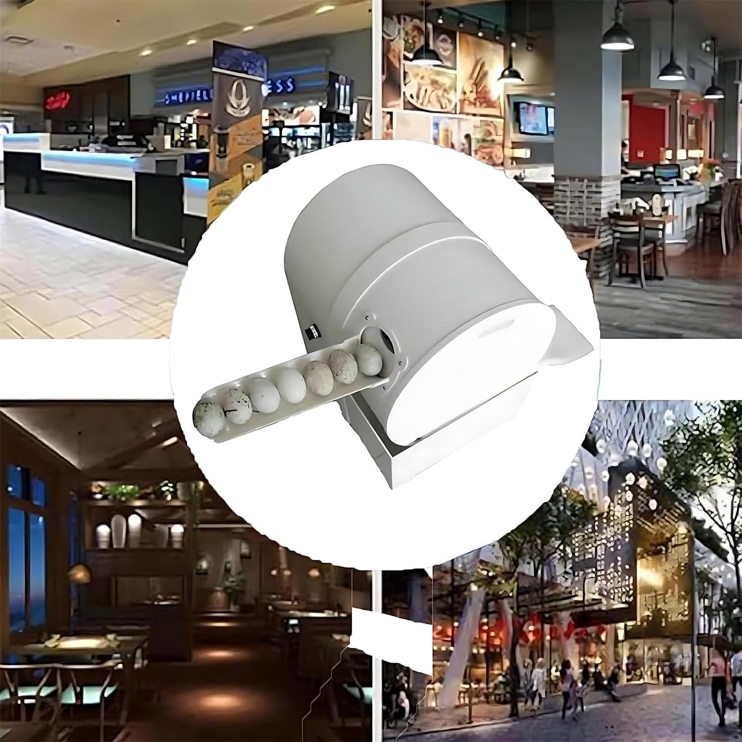 Automatic Egg Washer, Commercial Egg Cleaner System, 2,300 Eggs/H Suitable Compact Egg Cleaning Brush Machine Tool, Egg Washer Machine with Roller Brush for Chicken Duck Goose Egg