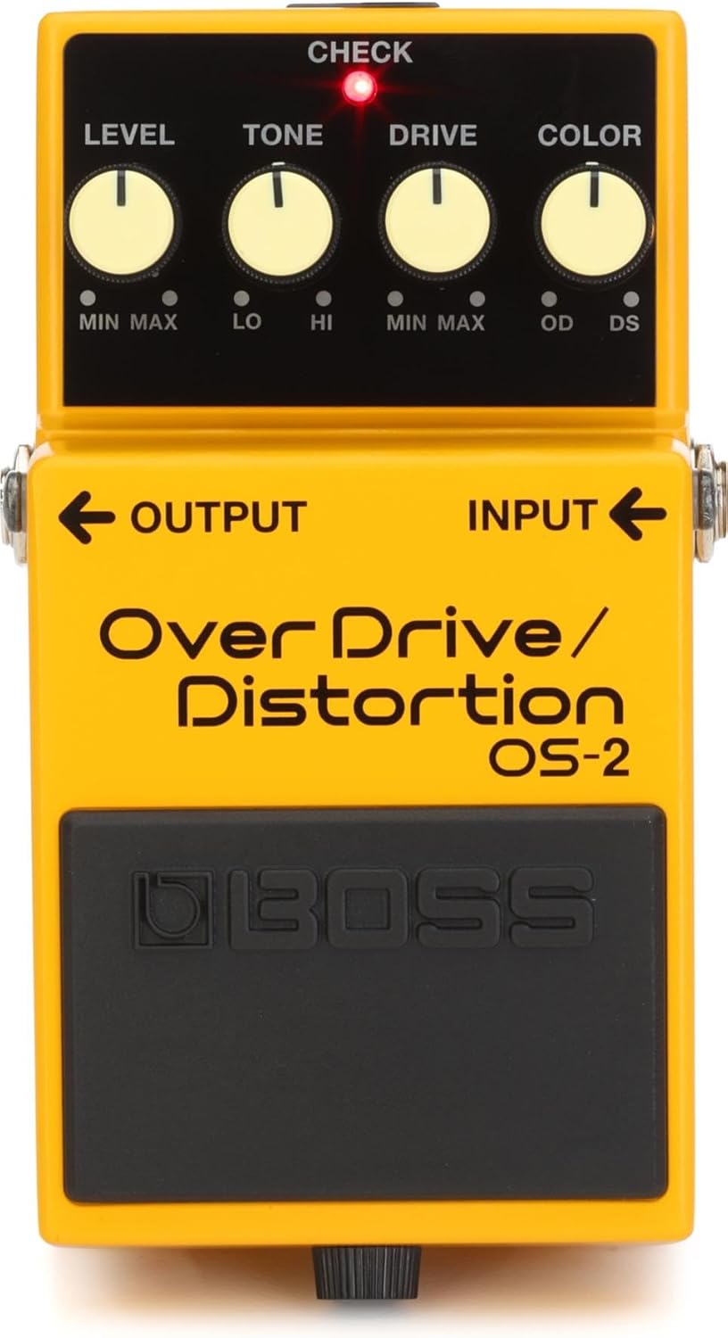 BOSS OS-2 Gold Overdrive/Distortion Guitar Pedal