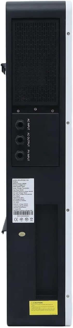 ZLPOWER All-in-One 3.5KVA Solar Inverter with 2.56kWh LiFePO4 Battery, AC Input/Output 120V/240V Split Phase Pure Sine Wave Inverter, 100A MPPT & WiFi,ESS,UL Certified for Home Backup(2.56KWH-3.5KVA)