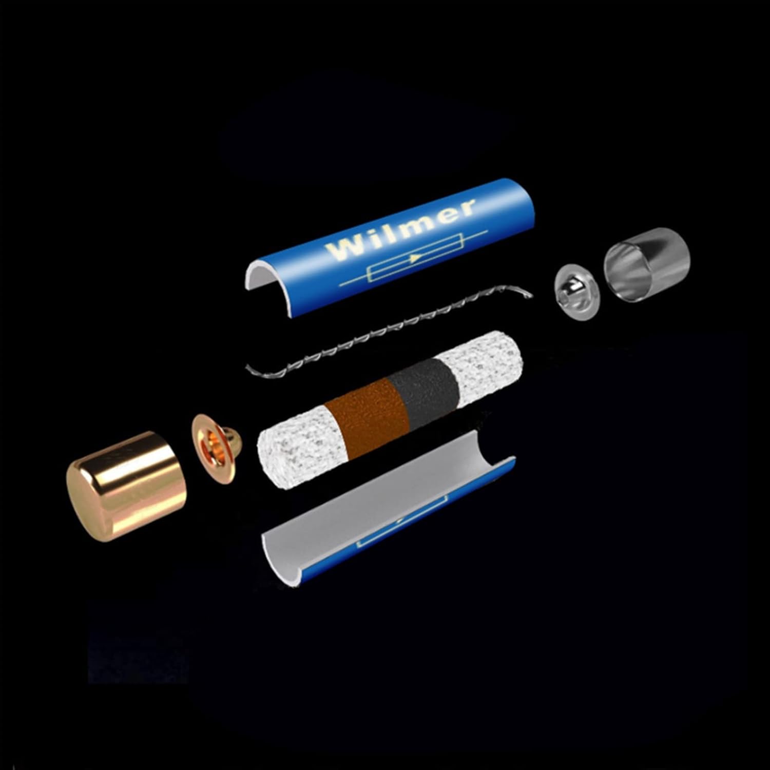 1PCS 5 * 20mm HiFi Graphene Nano Quantum Fuse CD Audio Amplifier Tube Amp Fuse Slow Blow Fuse (Color : Red Knight 5A)