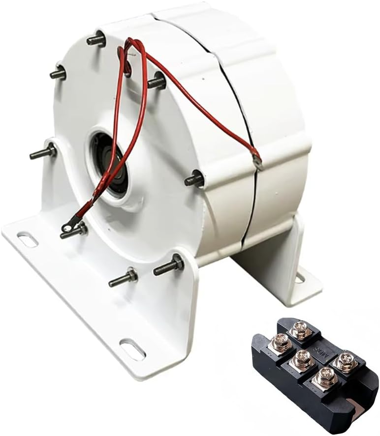 220V,10000W 3 Phase AC Permanent Magnet Generator Wind Turbine Kit, No Noise Permanent Magnet Generator 12V-220V for Wind Generators And Turbines