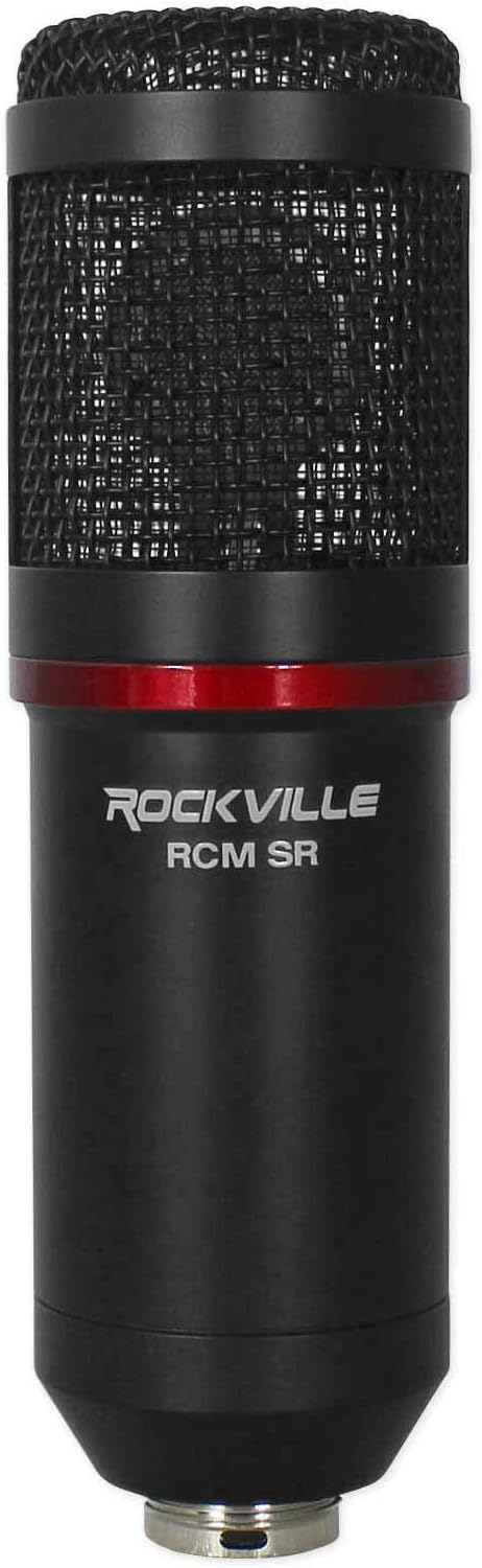 Audiosavings Bundle: Focusrite SCARLETT 16I16 4G 4th Gen 24-bit 192 kHz Audio Recording Interface Bundle with Rockville RCM SR Studio/Recording Condenser Microphone Mic w/Samsung Capacitors (2 Items)