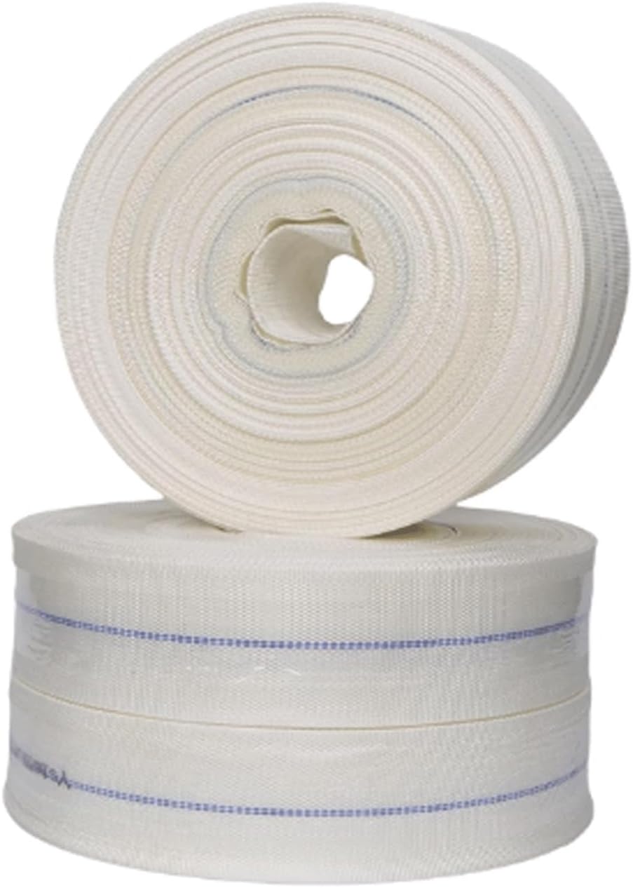 Pool Backwash Hose, Reinforced Drain Hose, Lay Flat Garden Water Discharge with 2 Clamps for Patio Garden Lawn Irrigation(2.5in,100meter)