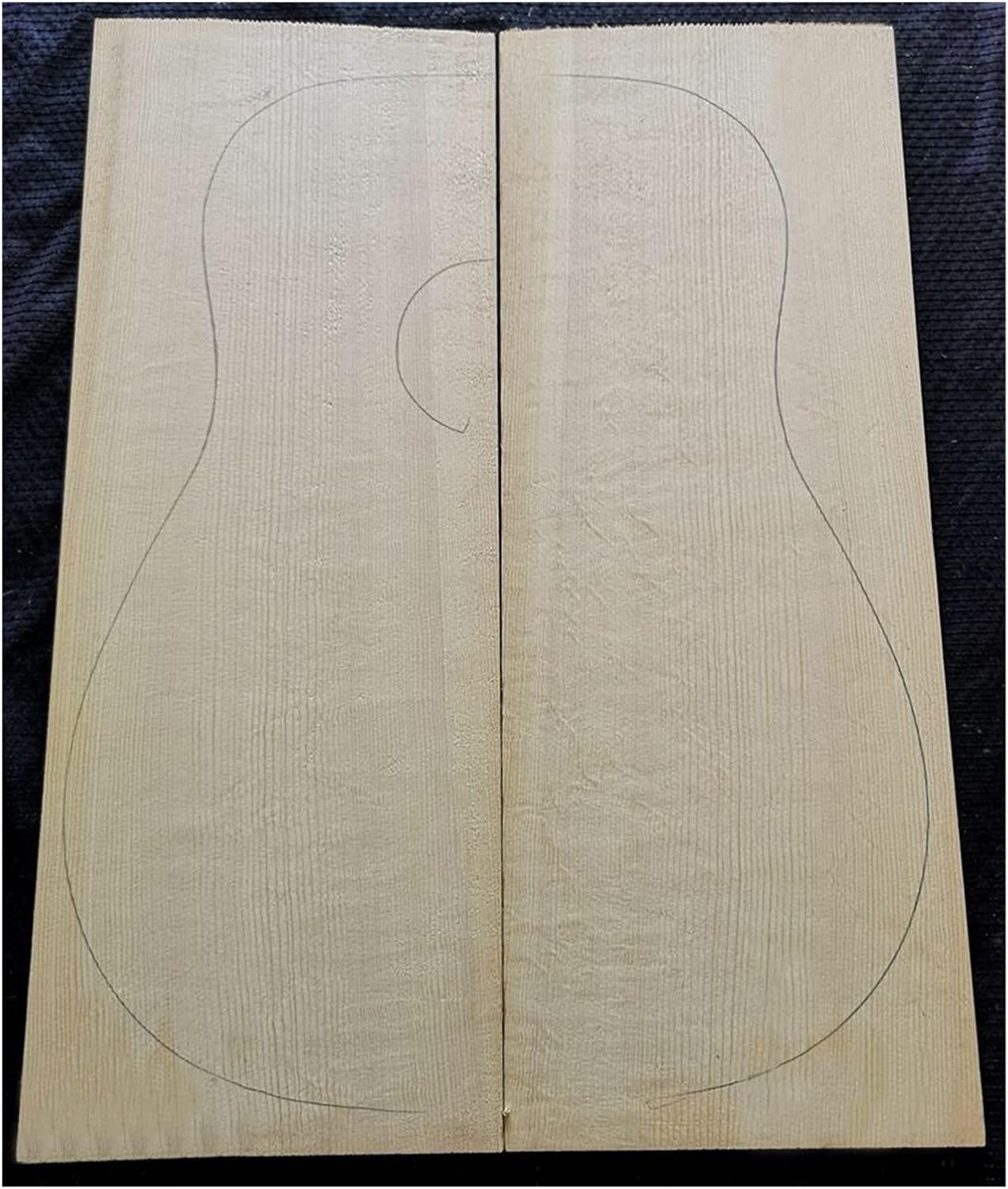 FLFL Spruce Veneer Guitar Panel Spruce Guitar Production Unfinished Guitar Kit (Color : 4)