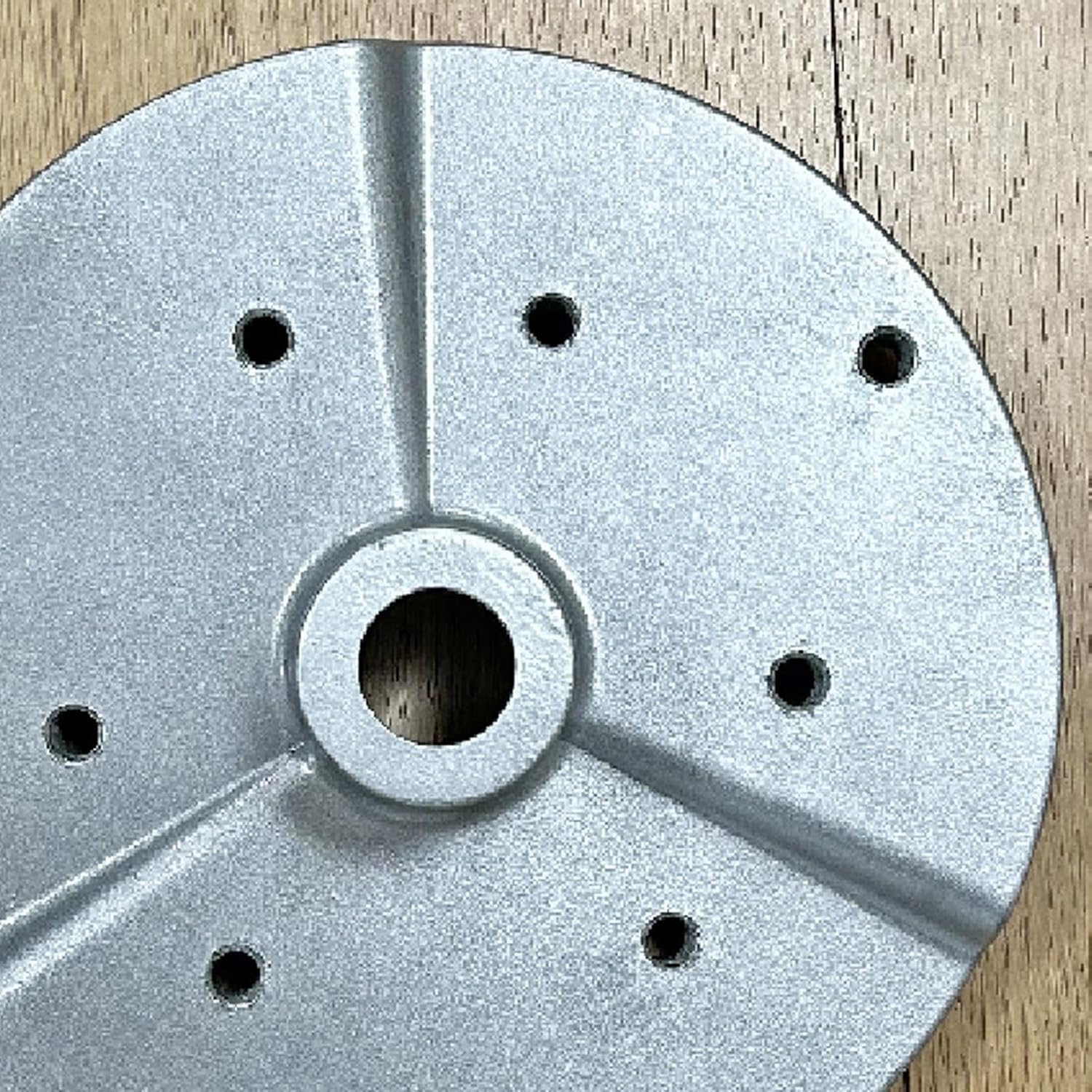 3 Blades Wind Turbine Hub DIY Windmill Accessories Horizontal Axis Wind Turbine Flat Hub Aluminum Alloy Wind Turbine Flange