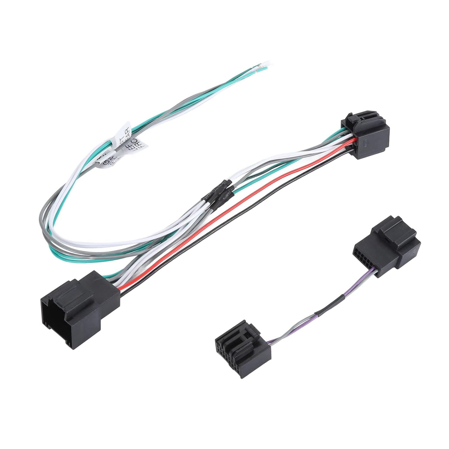 Amplifier Harness, 2PCS Amp Adapter Wiring Harness Compatible with C7 2014-2019, Car Stereo Amp Connector Cable