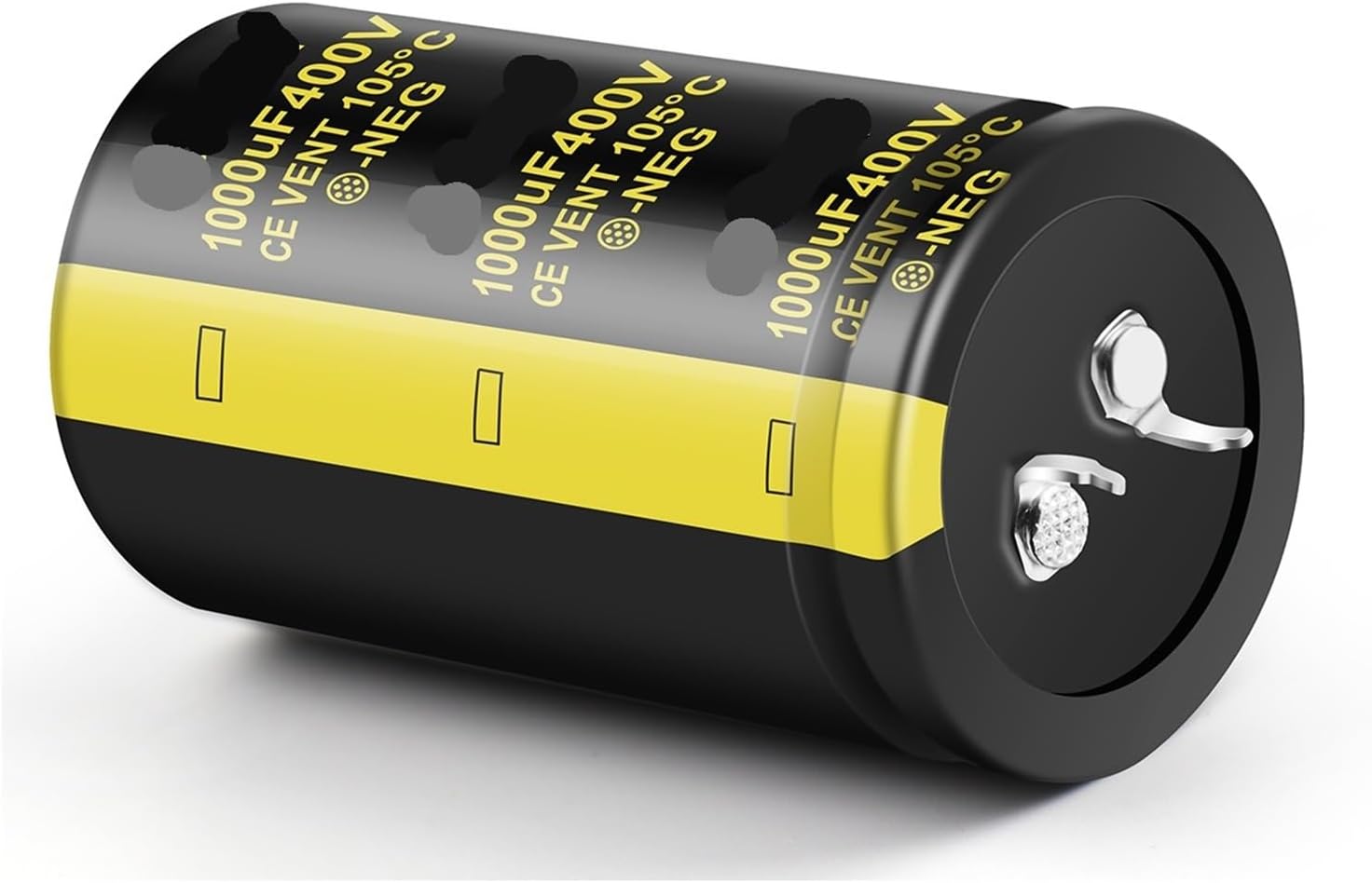 ALKOY 2 Pieces of 100V Capacitor Amplifier electrolytic Capacitor 2000 Hours 105 ℃ Suitable for Filter/Audio/air Conditioner/HiFi/Power Capacitor (Size : 100V15000UF 2PIN)