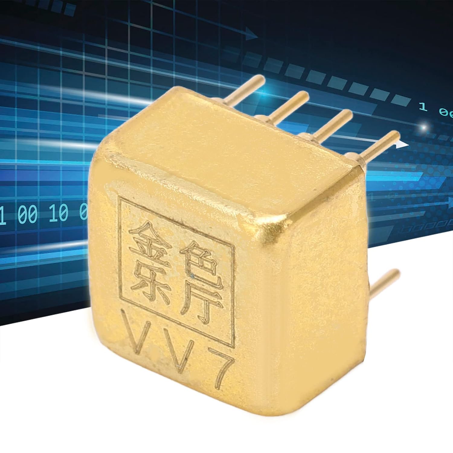 VV7 Single Op Amp Audio HiFi Dual Independent Amplifier Module, Fidelity Sound Quality, Stable and Durably Structure, ±3.5 ±18V Rated Voltage, 8MHz Bandwidth, for Home