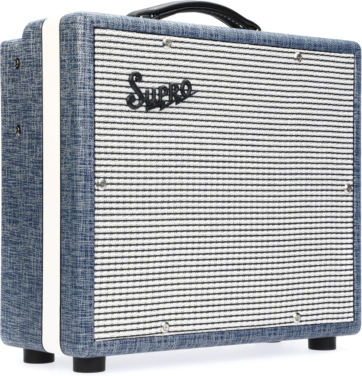 Supro Montauk 15-watt 1 x 10-inch Tube Combo Amplifier - Blue Rhino Hide Tolex