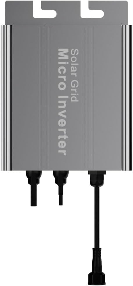 Y&H 500W Grid Tie Micro Inverter Auto AC110V/220V Output, DC26-46V PV Input, MPPT Pure Sine Wave, Suitable for 36V Solar Panel, Ideal for Small Home Solar Power System