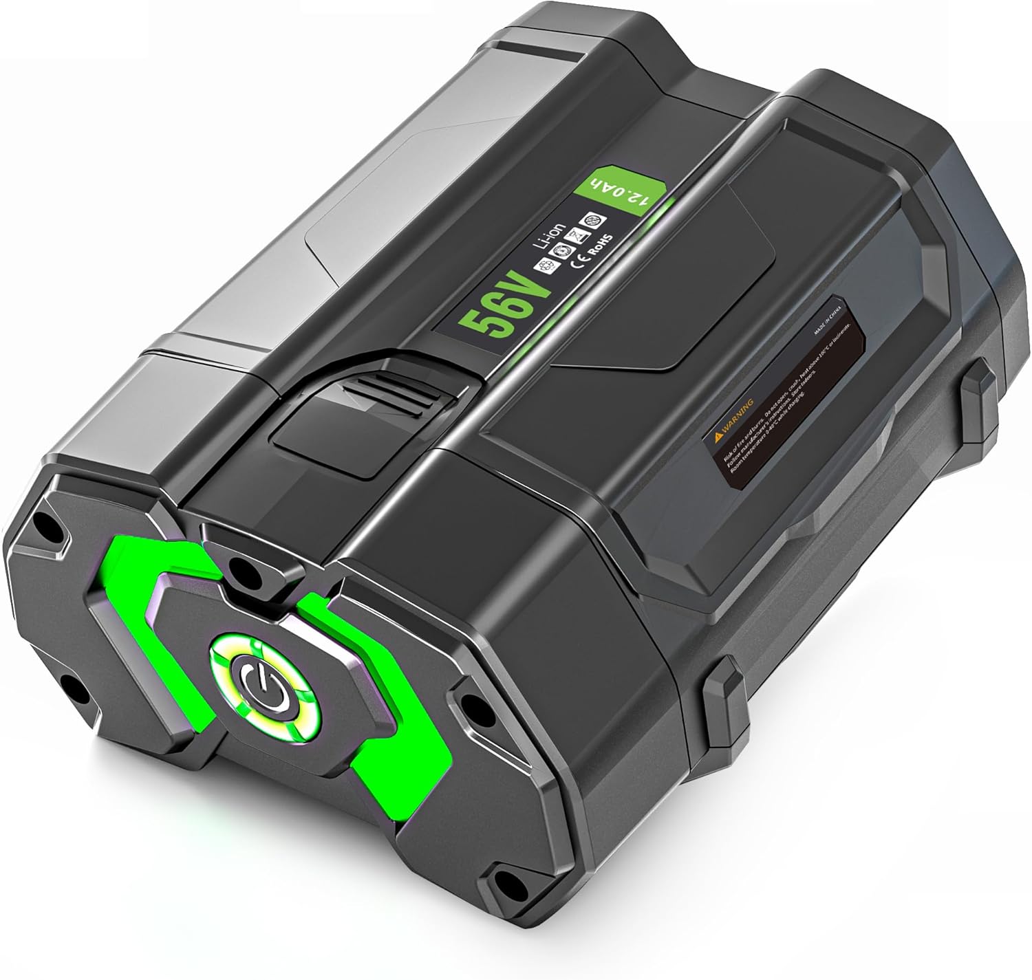 2025 New 56V 12.0AH Lithium-Ion Battery Replacement for EGO Power BA6720T BA5600T for Equipment，Compatible with EGO 56v All Cordless Power+ Tools and 56V Charger