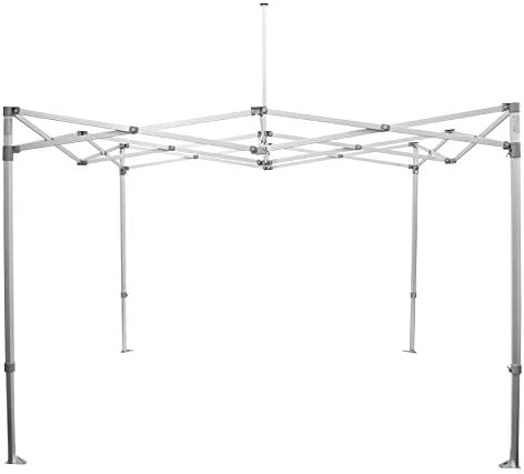 Impact Canopy 10' x 10' Pop-Up Canopy Tent Frame, Commercial-Grade Replacement Aluminum Frame with Dust Cover