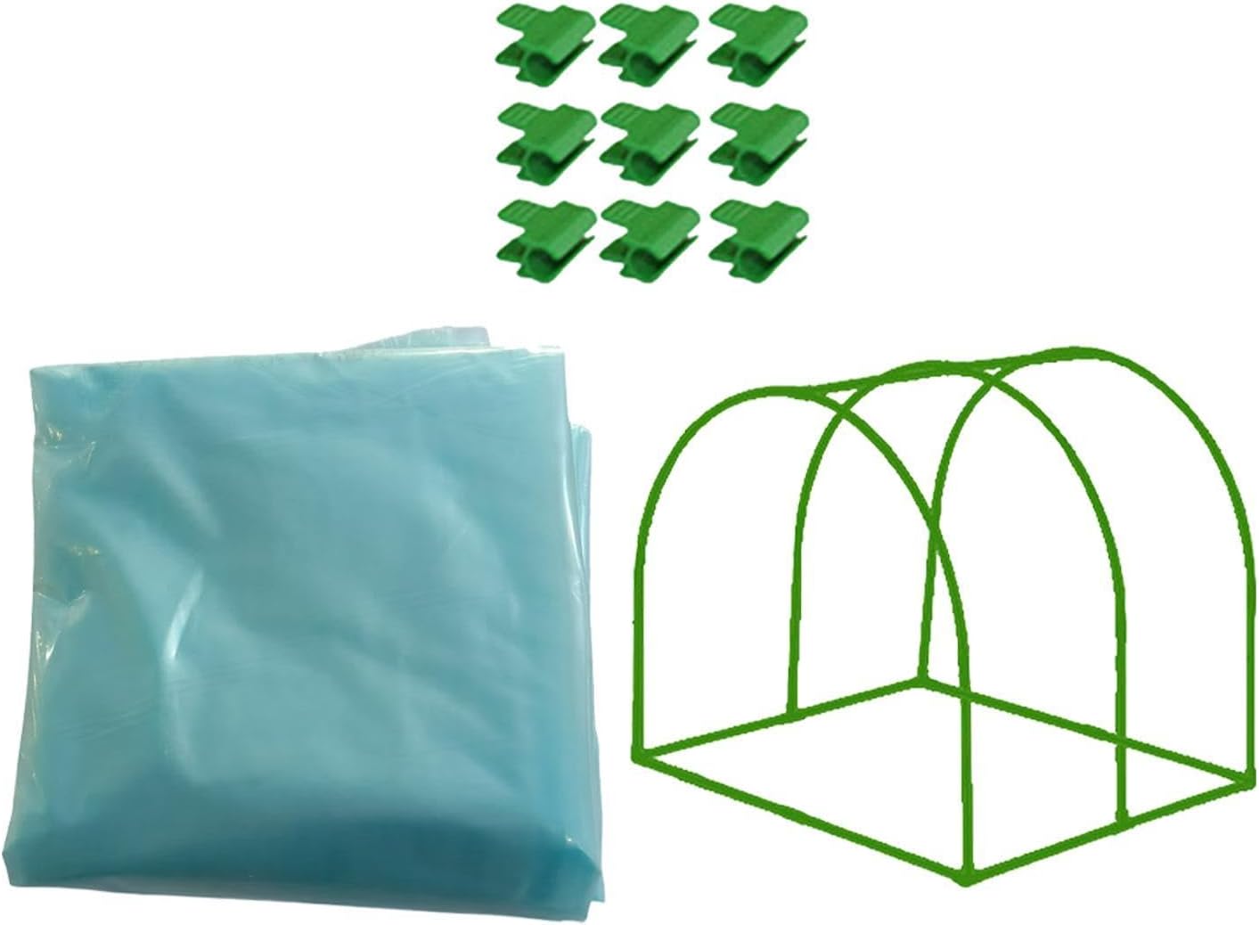 MYCENSE Garden Greenhouse Plant Hot House, Easy Installation Small Green House, Winter Equipment for Patio Outside Flower Planting, 150cmx50cmx60cm