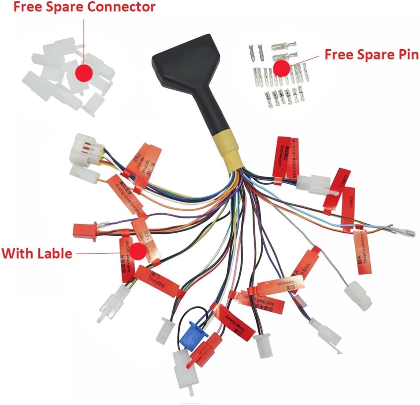 FarDriver Controller ND72890 E-Motorcycle Controller 890A 450A Programmable Controller with USB Cable for Motor for